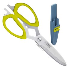 Colourworks 多功能料理剪刀 + 磨刀套, 1套, 綠色