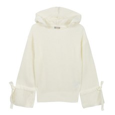AENUS 女款綁帶裝飾Niju連帽針織衫