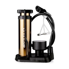 KINGSIR Naya Style 自行車打氣筒 QN-133-1, 黃金, 1個