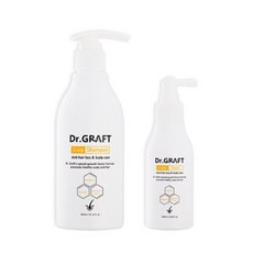 Dr.GRAFT 健髮洗髮精 300ml+養髮液 100ml, 1套