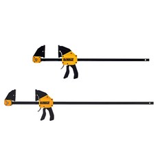 DEWALT 得偉 木工固定夾 DWHT83186 600mm+DWHT83187 900mm, 1套