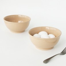ROUND N FLAT Roco Living Easy Round 麵碗, 顆粒, 2個