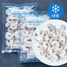 해우씨푸드 베트남산 흰다리새우살 51/70 (냉동), 200g, 2개