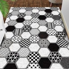 鏤空北歐六角外殼門墊 40 x 60cm, 3, 1個