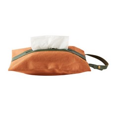 掛式帆布面紙套, 橙色卡其色