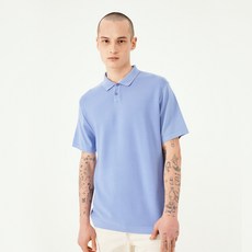 AYA MORIE 男士 Polo 領短袖針織衫