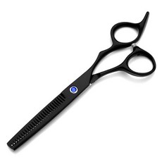 펫트롱 반려동물 입문용 미용 숱가위 16cm, 블랙, 1개