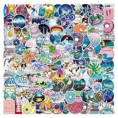 잇홈 귀염뽀짝 꾸미기 스티커 100종 세트, 1세트, E타입