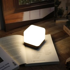 연하 LED 뒤집으면 꺼지는 무드등 수유등, 다크우드