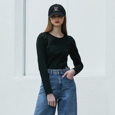 에고이스트 여성용 코르셋라인 슬림 퍼프 티셔츠 EQ3BO819