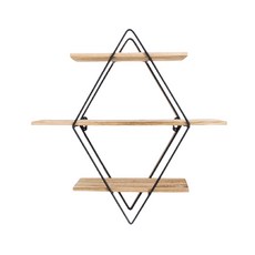 壁掛式收納3層置物架 YT_RA1336, 混色, 3段