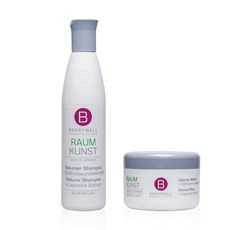 BERRYWELL 輕盈蓬鬆洗髮乳 251ml+護髮膜 201ml, 1組