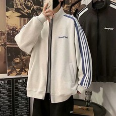 男款Rato Logo寬鬆側線拉鍊外套 FC-2213597