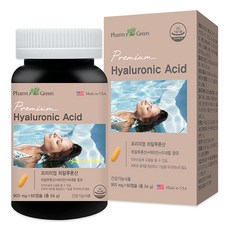 Pharm Green 頂級玻尿酸 54g, 60錠, 1個