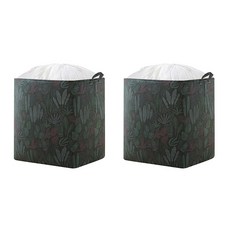 마켓피오 홈 패브릭 이불 의류 수납가방, 타입12, 2개