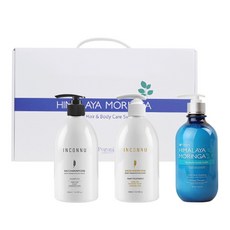 Pogonia INCONNU啤酒酵母洗髮精 500ml+護髮素 500ml+身體乳液 500ml, 1套