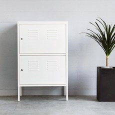 marketB 立式置物櫃 600950, 霧面白色, 4層