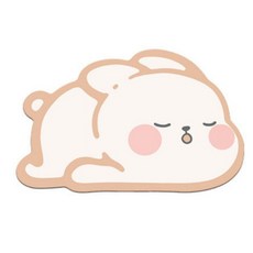 P31 深層睡眠兔子地墊 40 x 60 cm, 2 米色, 1個