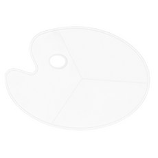 Quardi 美術調色盤 三線 40cm, 3格, 1個