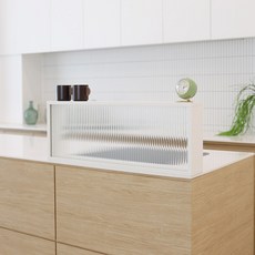 Rebidim 廚房玻璃隔板 800, 白色