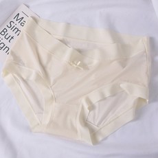에어 파스텔 리본 로우 임부 속옷