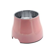 리치독스 반려동물 스텐 프리미엄 높이 식기 L, 핑크, 1개