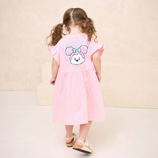 milkmile 女童款迪士尼嬰兒米妮毛茸茸連身裙