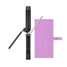 VODANA 質感捲髮棒 24mm+矽膠收納袋, 單品, 黑色（糖果），紫色（小袋）