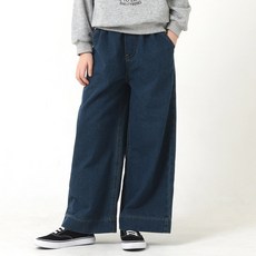 Kids Recipe 兒童春秋款More寬版水洗牛仔褲