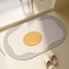 Withome 柔軟粉彩蓬鬆地墊, 蛋黃色, 1個