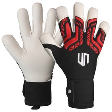 지케이유니온코리아 유니온 스키퍼 스마트 하이브리드 골키퍼장갑 양손세트, 블랙레드, 1세트