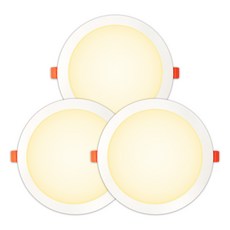 Gaon LED 筒燈 15W 180 x 40 x 140 mm, 日光白（白色）, 3個