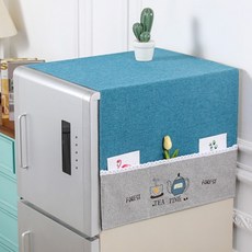 Pairing 微波爐 洗衣機 冰箱 亞麻防塵罩 雙門冰箱適用, 茶壺