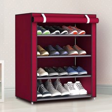 SAERON Bejja簡易鞋櫃 4層, 紅色的