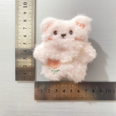 피크벤쳐스 귀여운 다용도 냉장고자석, 핑크 플라워 베어