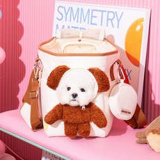 SE7EN PET 狗狗寵物箱 泰迪熊外出提包, 1個, 混合色