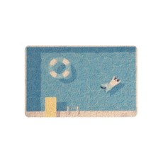 數位貓咪線圈沙腳踏墊 DG-28, 混色