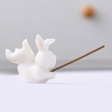 My Daily 兔子分銅香插, 白瓷 B
