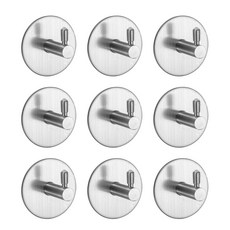 윈프라이스 스텐 벽걸이 싱글 후크 라운드 T형, 9개