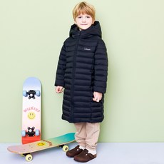 andiapple 兒童款 WIN Heat 基本款輕量超細纖維長版外套