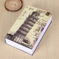 상상그램 비밀 잠금 아이디어 저금통 금고 열쇠, 피사의 사탑