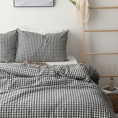 Fabric Store Melan格紋枕頭套