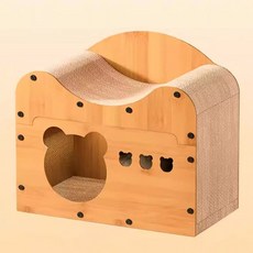 REDPUPPY Nekoya 熊型波浪貓抓板, 單一顏色, 1個