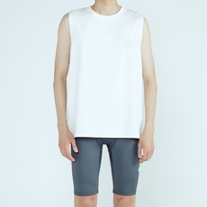 soleil 男士寬鬆版型Haim背心 + 五分基本款素色水上緊身褲防磨衣套裝