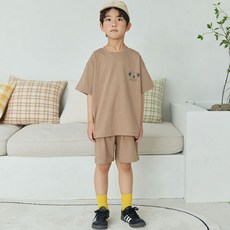 바브키즈 아동용 통기성 코알라 상하의 세트