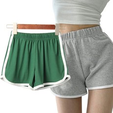 PEONIST 女款海豚彩色短褲2件組