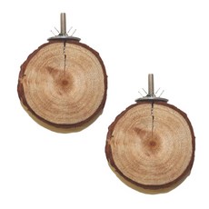 LIP Parrot 鸚鵡原木平臺 04020, 2個, 混色