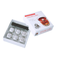 不鏽鋼不融冰塊 6入, 1組