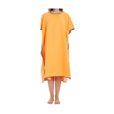 디엠코퍼레이션 심플컬러 타월가운 90 x 110 cm, 오렌지, 1개