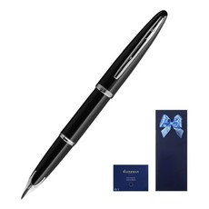 WATERMAN 威迪文 Carene ST鋼筆 + 墨水, 黑色, F